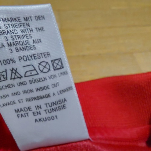 Adidas Vintage 1990s Shirt Size S White and Red like new