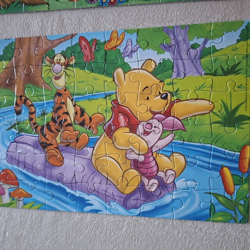 Disney Puzzle Winnie the Pooh 10 in 1 set like new