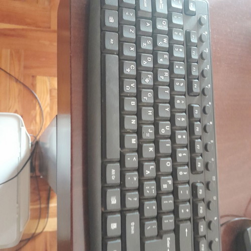 Keyboard and mouse set used, functional