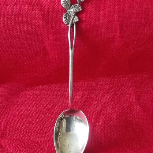 Silver 800 Dessert Spoon and Fork Vintage Set like new