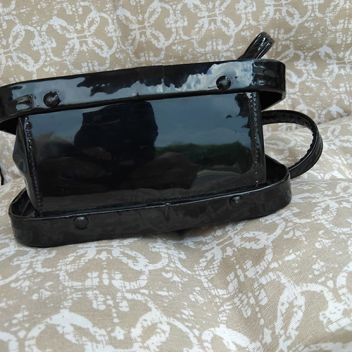 Vintage Gobelin Handbag with Patent Leather Like New