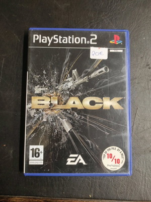 Black PlayStation 2 παιχνίδι μεταχειρισμένο
