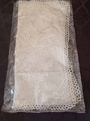 Crocheted pillowcase 40x39 cm unused