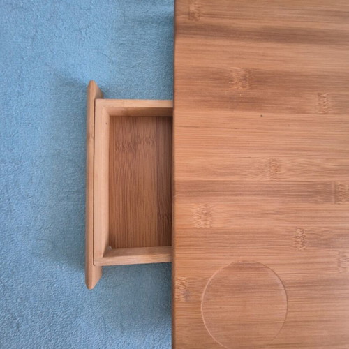 Wooden folding bamboo laptop and bed table