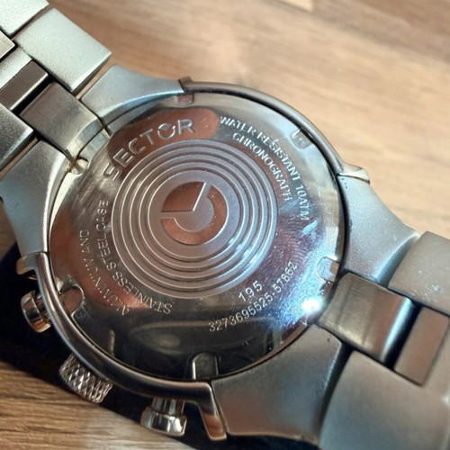 Sector 195 Chronograph men's watch 2008, silver