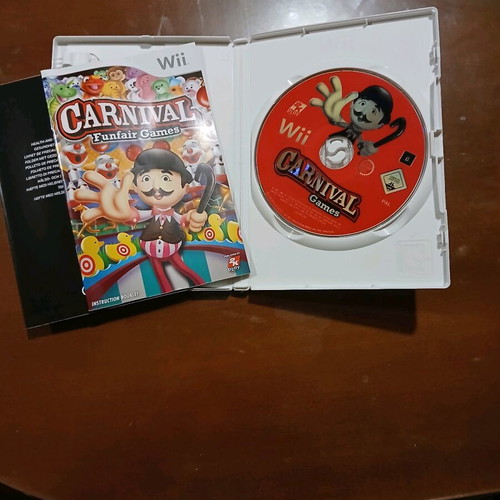 Carnival Funfair Games Nintendo Wii like new puzzle game