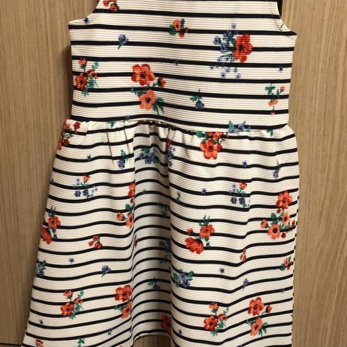 H&M striped floral dress for toddlers 2-4 years, brand new