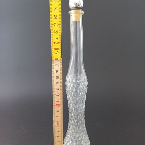 Set of 2 vintage glass carafes like new