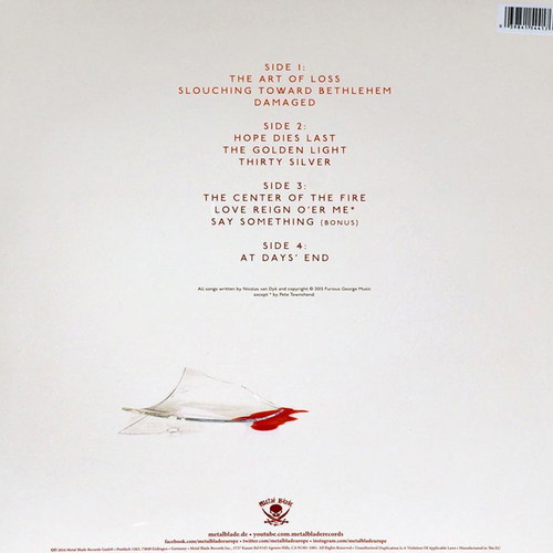 Redemption The Art of Loss 2016 limited numbered edition coloured vinyl 2LP sealed