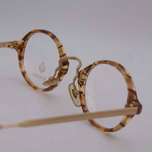 Faconnable KRETEL oval tortoise shell eyeglasses