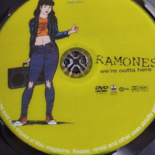 Ramones We're Outta Here! Film Crew DVD new, punk