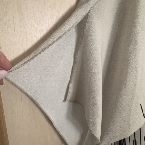 Dina blouse beige and black with lace, like new, size XXL