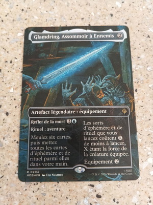 Glamdring, Foe-hammer // Gleam of Death Magic the Gathering foil κάρτα, γαλλικά