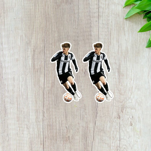 Ioannis Konstantelias PAOK stickers made to order, set of 2