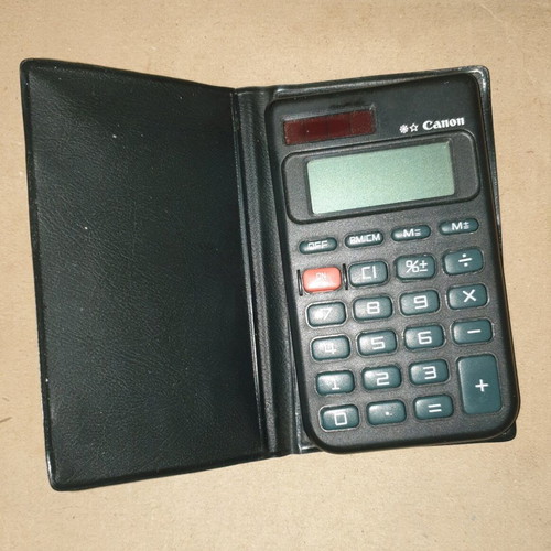 Solar calculator used