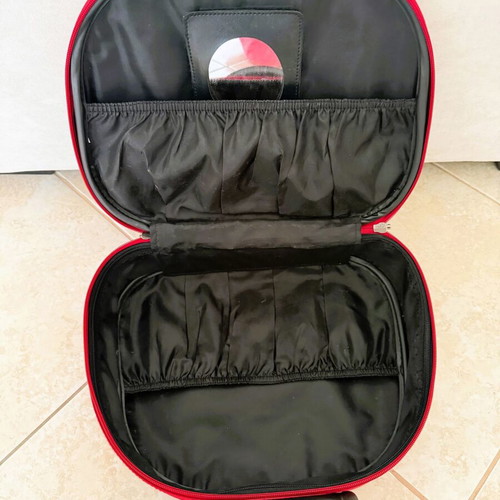 A.P.C. red toiletry bag new 30x35