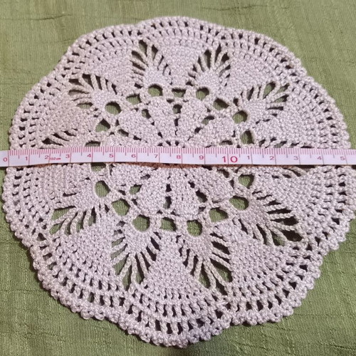 Crochet square coasters like new, set of 5 pieces