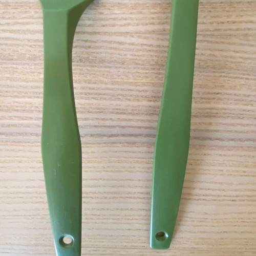 Addis green kitchen utensil set used