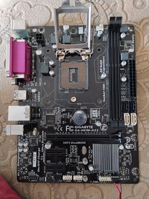 Дънна платка Gigabyte H81M-DS2 (rev. 1.0) Socket 1150 като нова