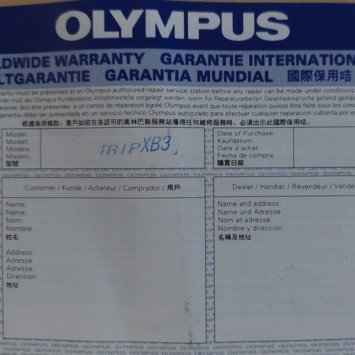 Olympus Trip XB3 Big Finder 35mm film camera