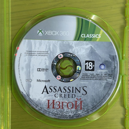 Assassins Creed Rogue Classics Xbox 360 game used, excellent condition