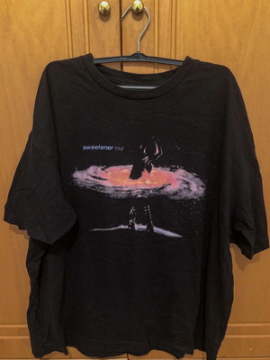 H&M tshirt used, size L, black