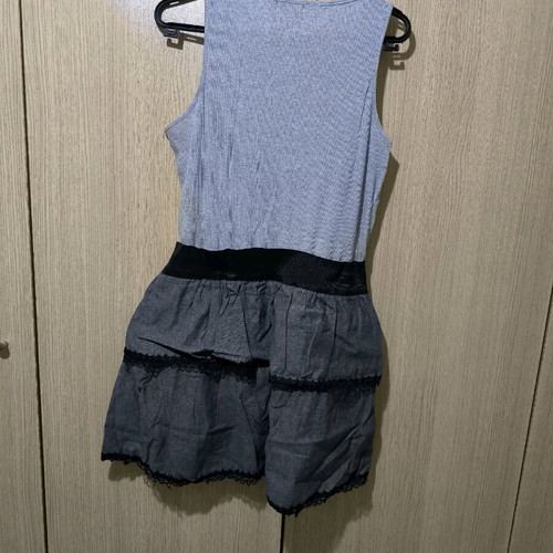 Summer dress sleeveless like new, gray, size XL