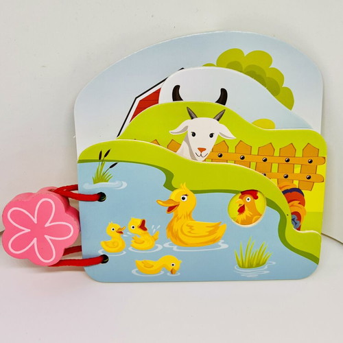 Preschool Educational Jumbo Books Animals 12x12cm new
