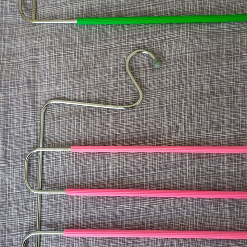 Metal trouser hangers new, set of 2 pieces