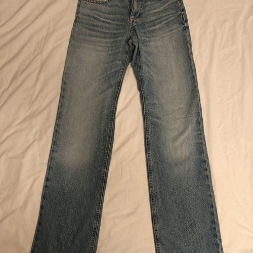 ZARA jeans new, straight, mid rise, blue, size XXS