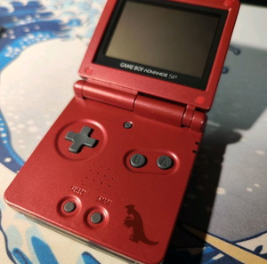 Gameboy advance SP Groudon