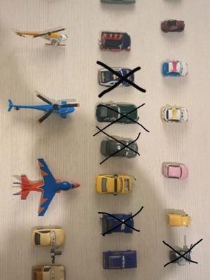 Cars McQueen toy cars used