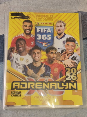 Adrenalyn XL FIFA 365 2026 άλμπουμ σχεδόν γεμάτο, σαν καινούργιο, 250+ κάρτες
