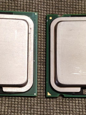 Intel Pentium 4 3.20GHz CPUs used, pack of 2, vintage Prescott core