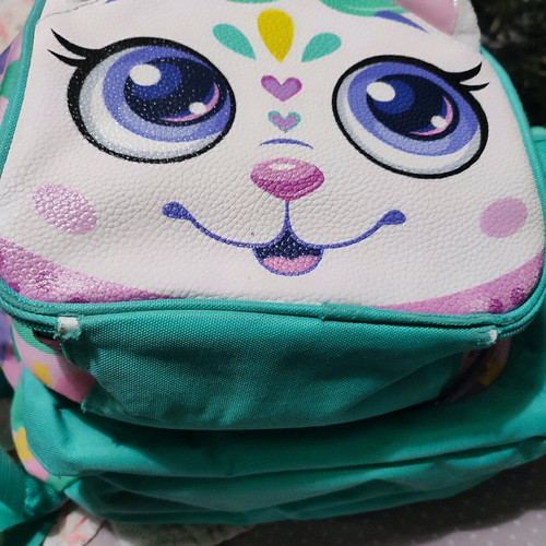 Primary school backpack with cooler and pencil case, like new
