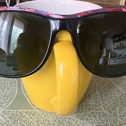 Ray Ban Vintage Wayfarer II Mosaic Sunglasses used, black and purple