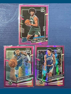 Donruss Optic Hyper Pink 2023-24 κάρτες σαν καινούργιες