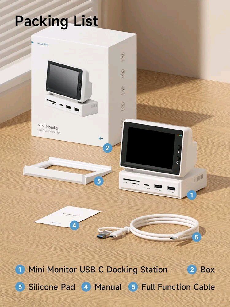 Hagibis Mini Monitor 3.5 Inch IPS with… - € 110,00 - Vendora.cy