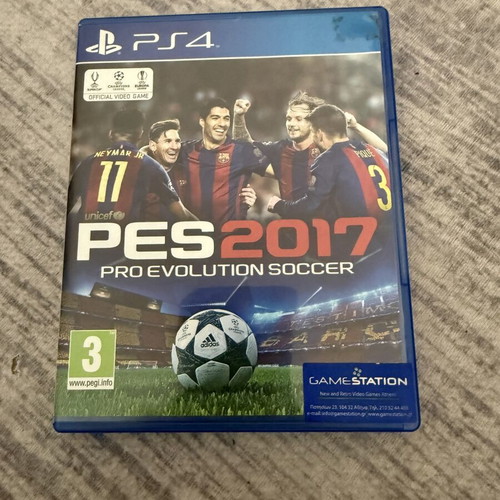 Pes 2017 PS4 game used, good condition
