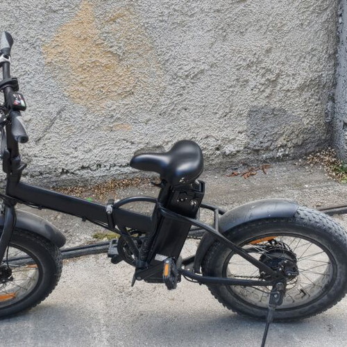 Electric Folding Fat Bike used, 7-speed Shimano, 250W motor