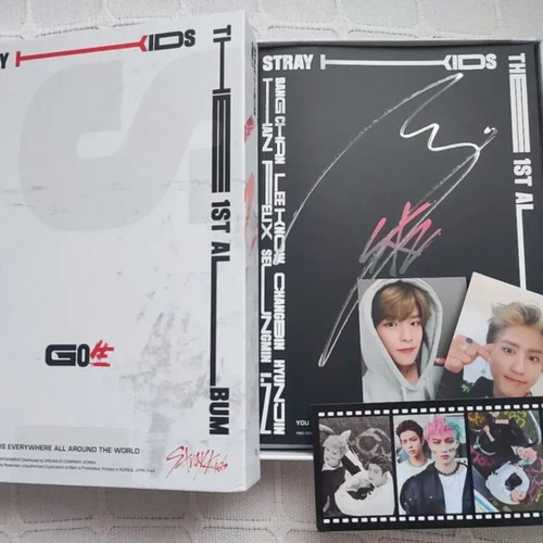 Stray Kids Go Live A Version album with Han signature