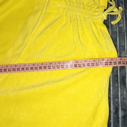 Juicy Couture velour beach dress tunic like new, yellow, size L
