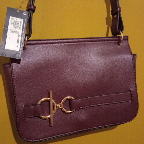 M&S Collection Marks & Spencer shoulder bag new, dark burgundy