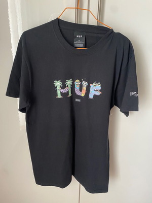 T-shirt HUF medium σαν καινούργιο, μαύρο βαμβακερό