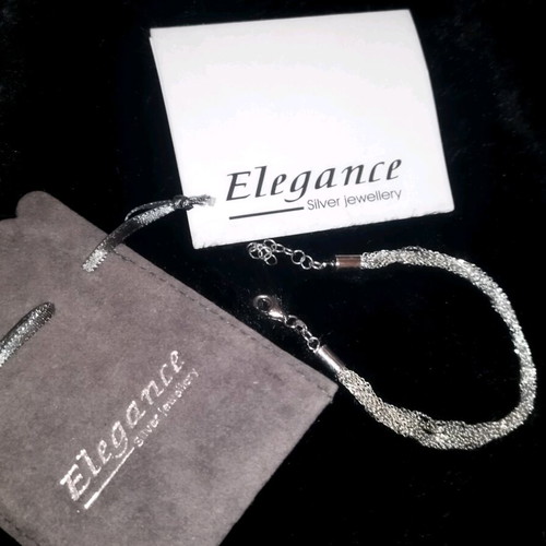 Elegance Silver Bracelet 925 like new with certificate