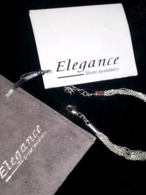 Elegance Silver Bracelet 925 like new with certificate