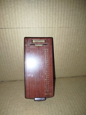 Vintage Bates List Finder desk index, like new