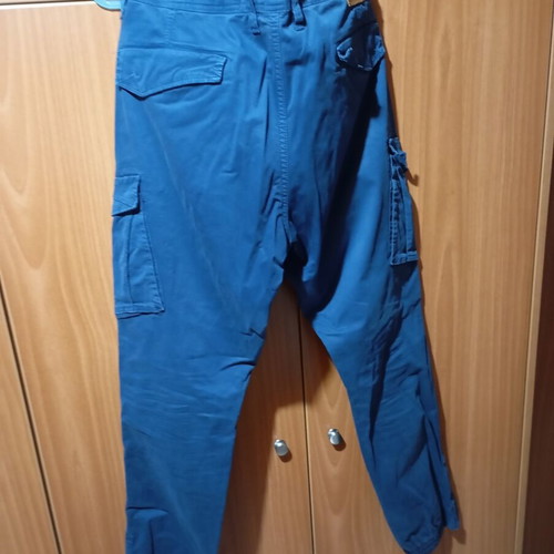 Punk Royal Cargo Pants XL Blue, New