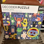 Petit Collage Decoder Puzzle for 4+ Years new