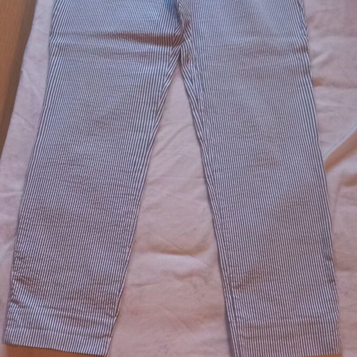 Zara women's pants straight fit like new, blue, size M
